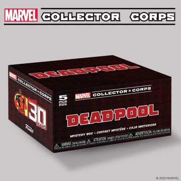 Коробка Funko Marvel Collector Corps Box: Deadpool Nerdy 30 years