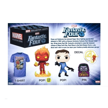 Коробка Funko Marvel Collector Corps Box: Fantastic Four