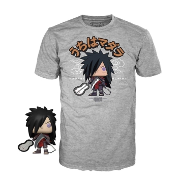 Набор Funko POP And Tee: Naruto Shippuden: Madara with Weapon Exclusive (L)