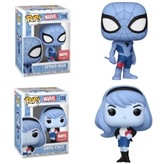 Коробка Funko Marvel Collector Corps: Spider-Man Blue (S)