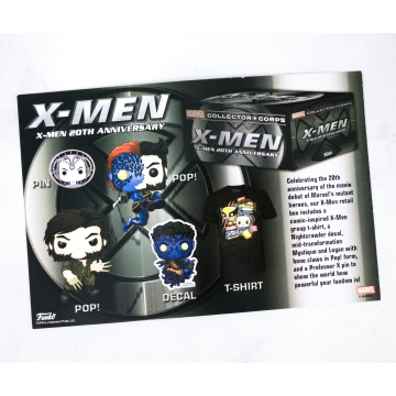 Коробка Funko Marvel Collector Corps Box: X-Men 20th Anniversary
