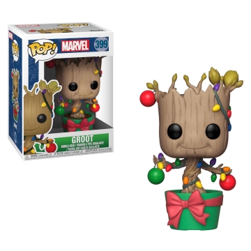 Фигурка Funko POP! Marvel: Holiday: Groot with Lightsa and Ornaments 33982