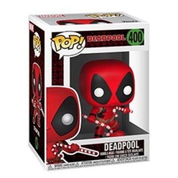 Фигурка Funko POP! Bobble: Marvel: Holiday: Deadpool with Candy Canes 33985