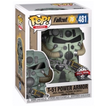 Фигурка Funko POP! Fallout 76: T-51 Power Armor Green Exclusive 39037