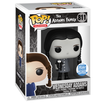 Фигурка Funko POP! The Addams Family: Wednesday Addams Black and White Exclusive 43100
