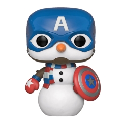 Фигурка Funko POP! Bobble: Marvel: Holiday: Captain America 43335