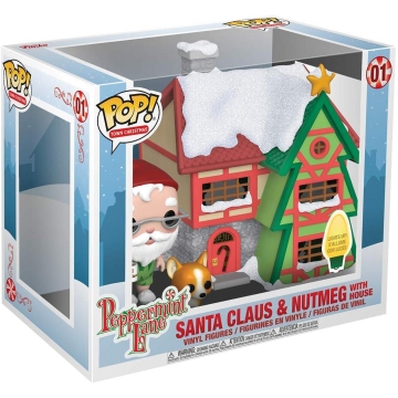 Фигурка Funko POP! Vinyl: Town: Holiday: Santas House with Santa and Nutmeg 44423