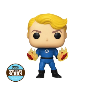 Фигурка Funko POP! Bobble: Marvel: Fantastic Four: Human Torch Suited (Specialty Series) 45006
