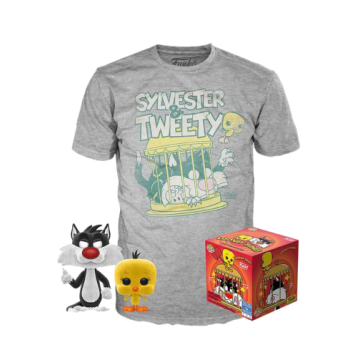 Набор Funko POP and Tee: Looney Tunes: Sylvester and Tweety (XL) 46986