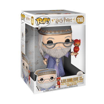Фигурка Funko POP! Harry Potter: 10" Inch Dumbledore with Fawkes 48038