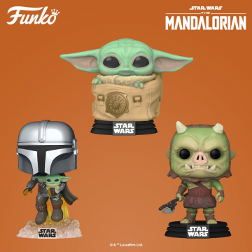 Фигурка Funko POP! Star Wars: The Mandalorian: The Mandalorian with the Child Jet 50959