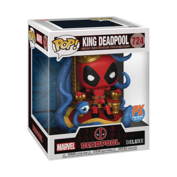 Фигурка Funko POP! Marvel Heroes: King Deadpool on Throne Exclusive 52266