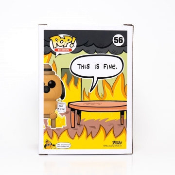 Фигурка Funko POP! Icons: This is Fine Dog Exclusive 52851