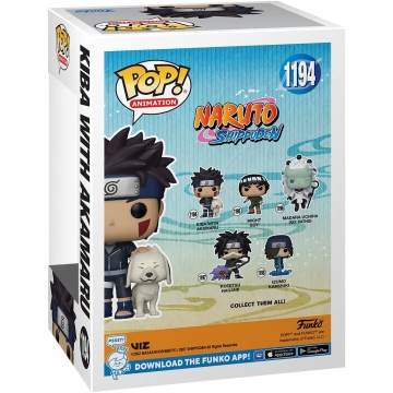 Фигурка Funko POP! Naruto Shippuden: Kiba with Akamaru 49804