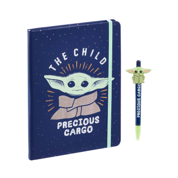 Записная книжка Funko Star Wars The Mandalorian: The Child: Notebook and Pen Precious Cargo 06482