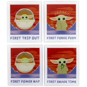 Подставки под напитки Funko Homeware Star Wars The Mandalorian: The Child Coaster Set Polaroids 06491