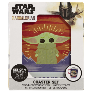 Подставки под напитки Funko Homeware Star Wars The Mandalorian: The Child Coaster Set Polaroids 06491