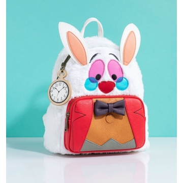 Рюкзак Loungefly Disney Alice in Wonderland White Rabbit Mini Backpack WDBK0478