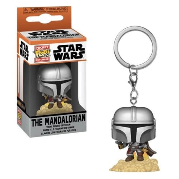 Брелок Funko Pocket POP! Keychain: Star Wars: The Mandalorian with blaster 53046
