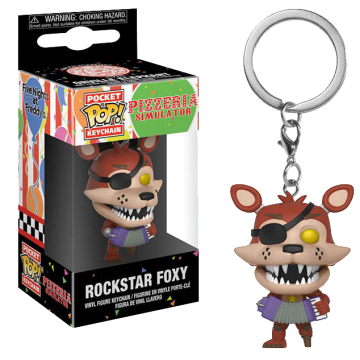 Брелок Funko Pocket POP! Keychain: FNAF: Rockstar Foxy 32154
