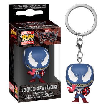 Брелок Funko Pocket POP! Keychain: Venomized Captain America 46462