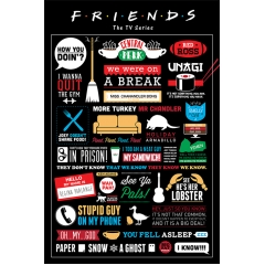 Постер Maxi Friends Infographic 33324
