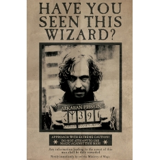Постер Maxi Harry Potter Wanted Sirius Black 33681