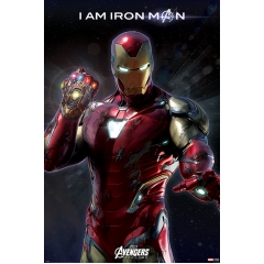 Постер Maxi Avengers Endgame I Am Iron Man 34542
